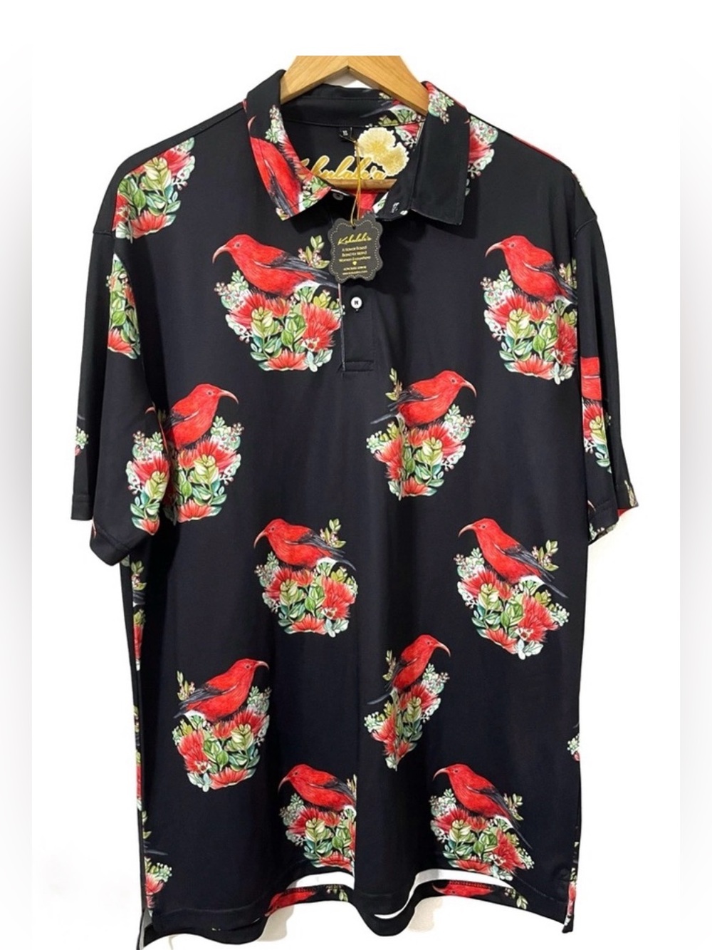 RARE NWT ✨ Kahulale’a • Mens Aloha Shirt • ‘I’iwi Print• Limited Edition • XL